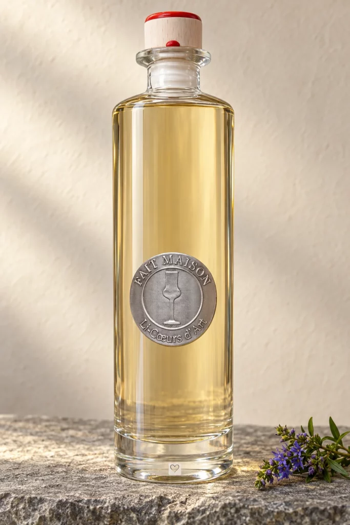 Bouteille de liqueur Hysope