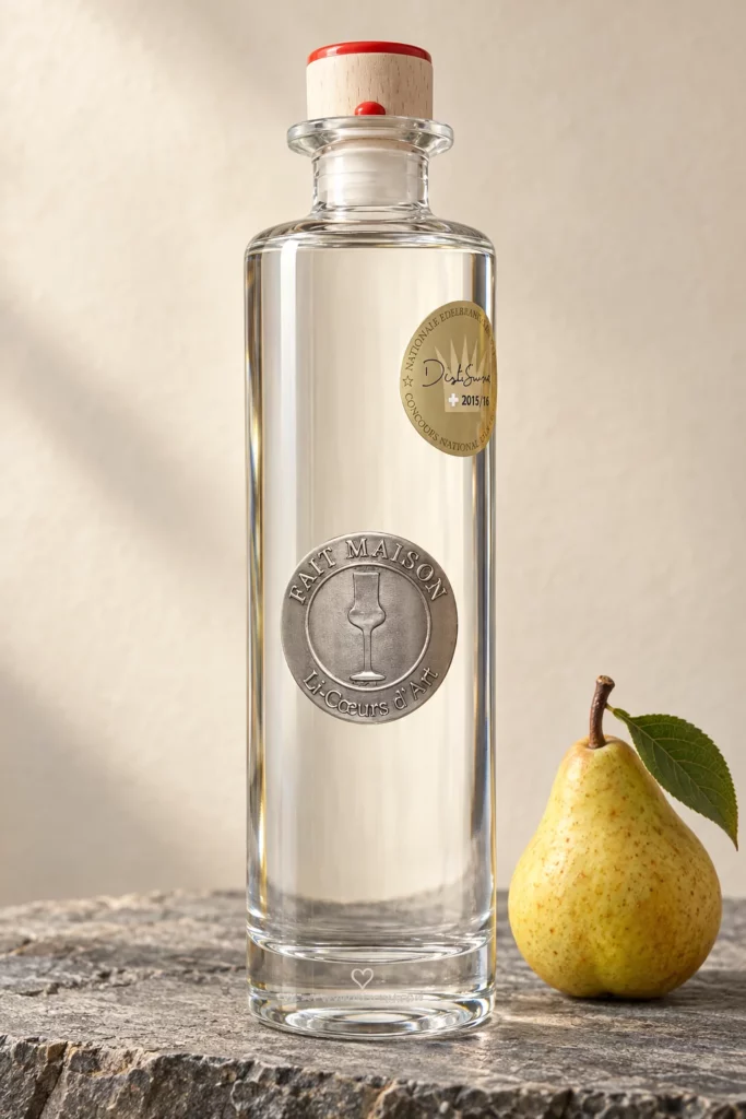 Bouteille de liqueur Poire William