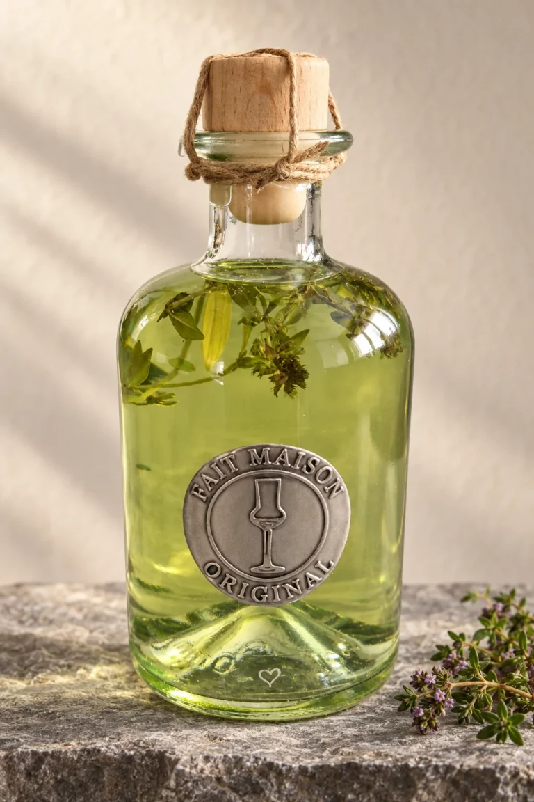 Bouteille de liqueur Thym serpolet